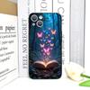 Beautiful Forest Butterfly Book Printed Phone Case for iPhone 17 16 12 11 14 13 15 Pro Max Mini X XS MAX XR 7 8 Plus Soft Cover