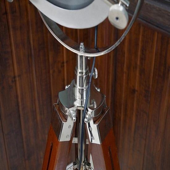 Vintage Spotlight, Large Lamp, Marine Tripod, Theater Floor Lamp, Studio Search Light,