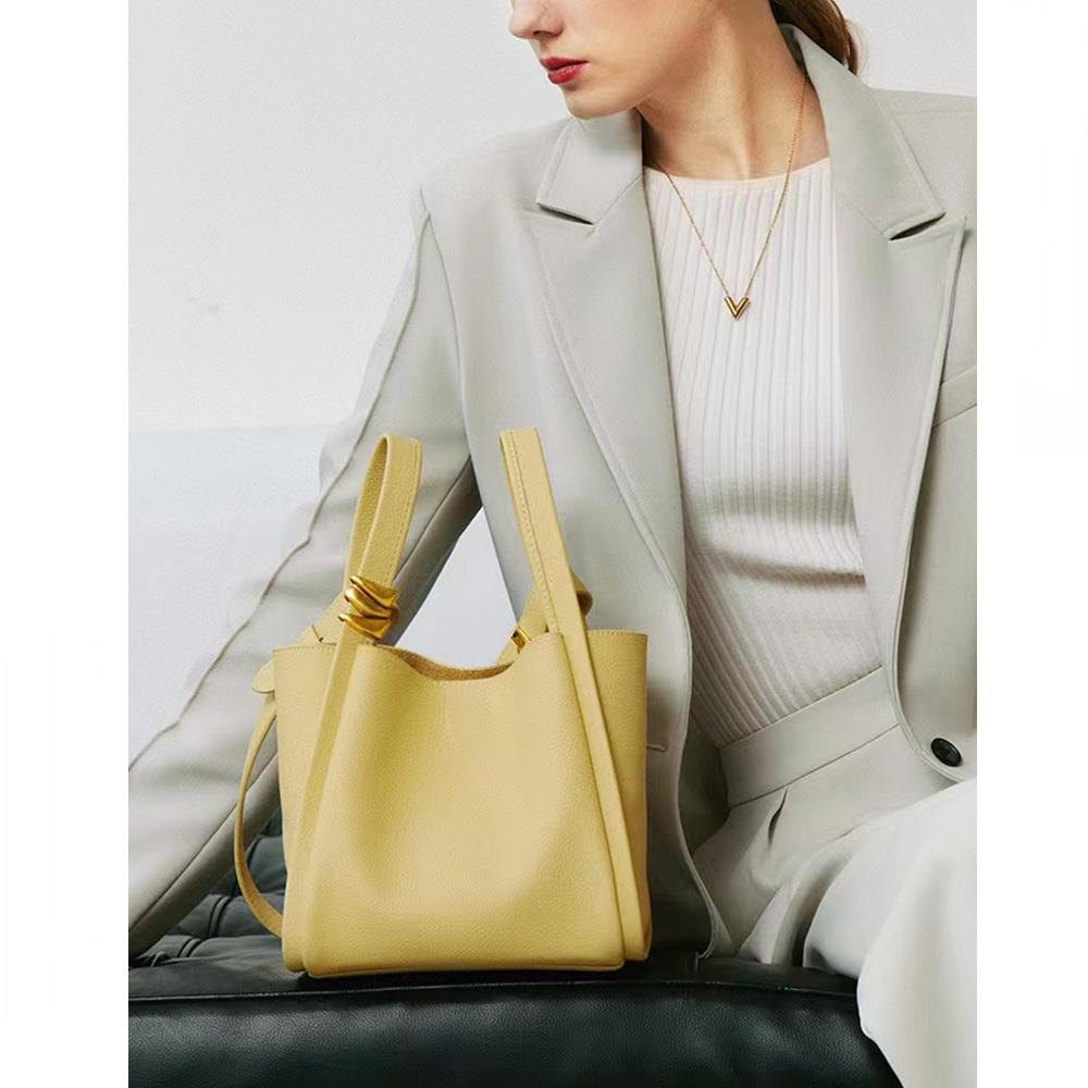 Сумка-ведро для женщин с узором личи — фото 3