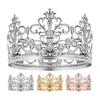 Cake Topper Rust-proof Realistic Looking Metal Crown Cake Topper Royal Themed Baby Shower