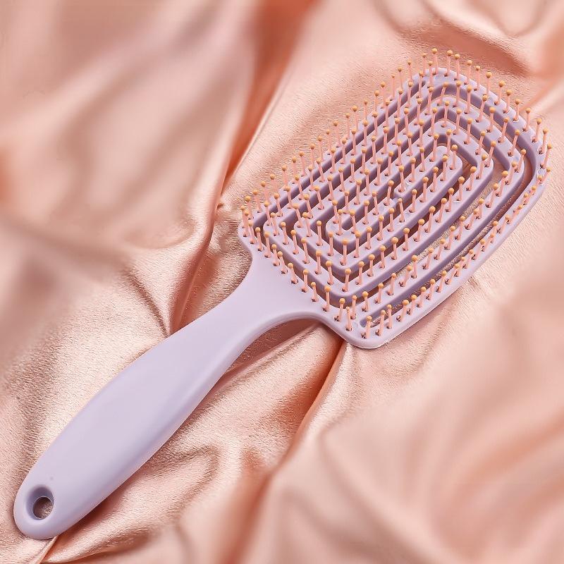 Back-shaped Mosquito Coil TT Comb Hair Styling Set, Straight Hair, Eight-claw Ribs Comb, Hollow Massage Comb