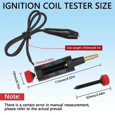 Spark Plug Tester Diagnostic Test Tool Car Lawnmower Chainsaw Motorcycle Automotive Tools Mechanical Inspection Maintenance