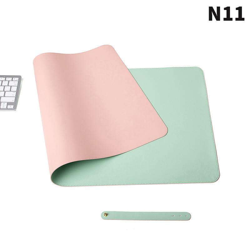 Nail Art Table Mat Soft Foldable Manicure Hand Rest Pad Waterproof Scratch Easy-Clean Office Desk Mat Portable PU Leather Pads