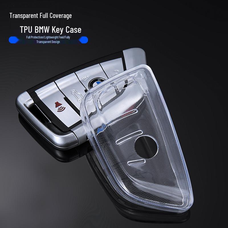 Ultra-Thin Transparent BMW Key Case for 1-7 Series & X Models