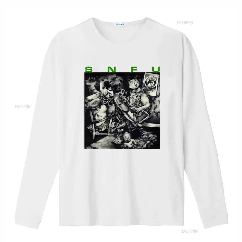Snfu Better Than A Stick In The Eye Album Cover Print Black T Shirt vintage Washed Top For Everyday Wear Stylish graphic