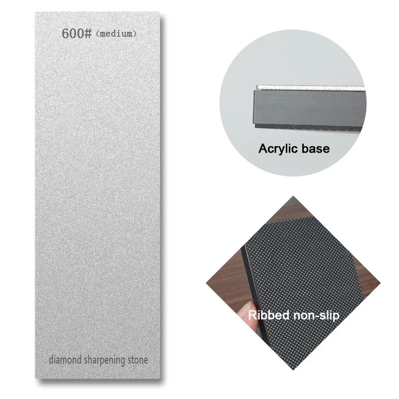 

80-3000# Длина Алмазные Точилки для Ножей Профессиональный Точильный Камень Деревообработка Система Заточки Брусок 230мм Нескользящая Основа Length Size