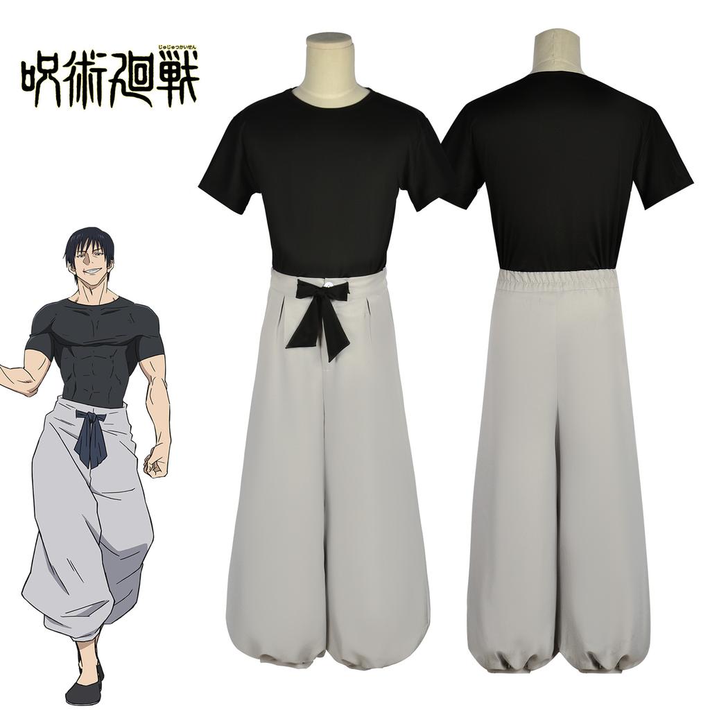 Jujutsu Kaisen Fushiguro Toji Cosplay Costume Set Performance Clothing Suit