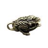 Retro Copper Three-foot Toad Bell Figurines Home Decorations Accessories Crafts Brass Feng Shui Tea Pet Desktop Ornament Decors