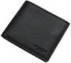 Coach Outlet Wallet Bifold Billfold Wallet with ID Outlet F67630-QB/BK Men's Holder, Leather, Black,