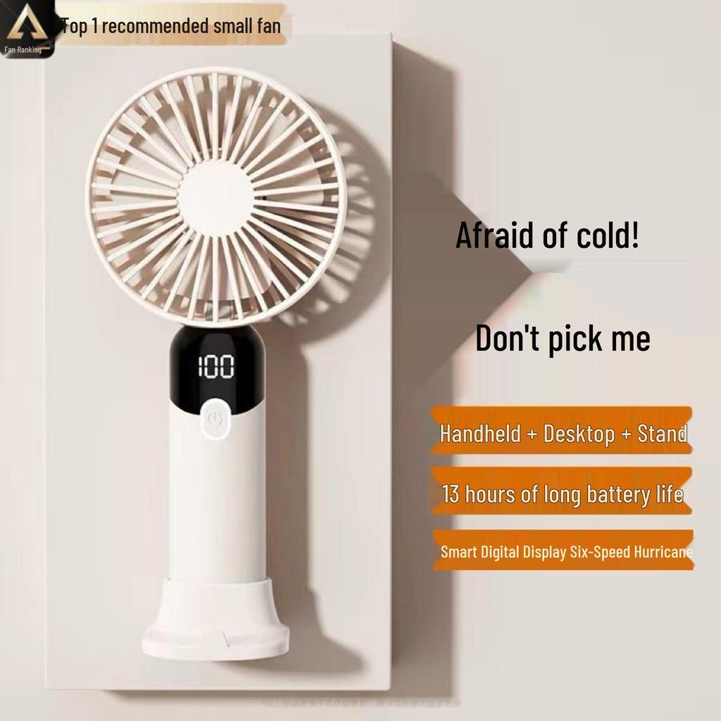 Rechargeable USB Portable Silent Handheld Fan for Students