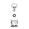 Quick Release Secure Locking 1/4 D Rings Locking Fastener Screws Set Fit for Motorcycle Body Panels No Tool Installation