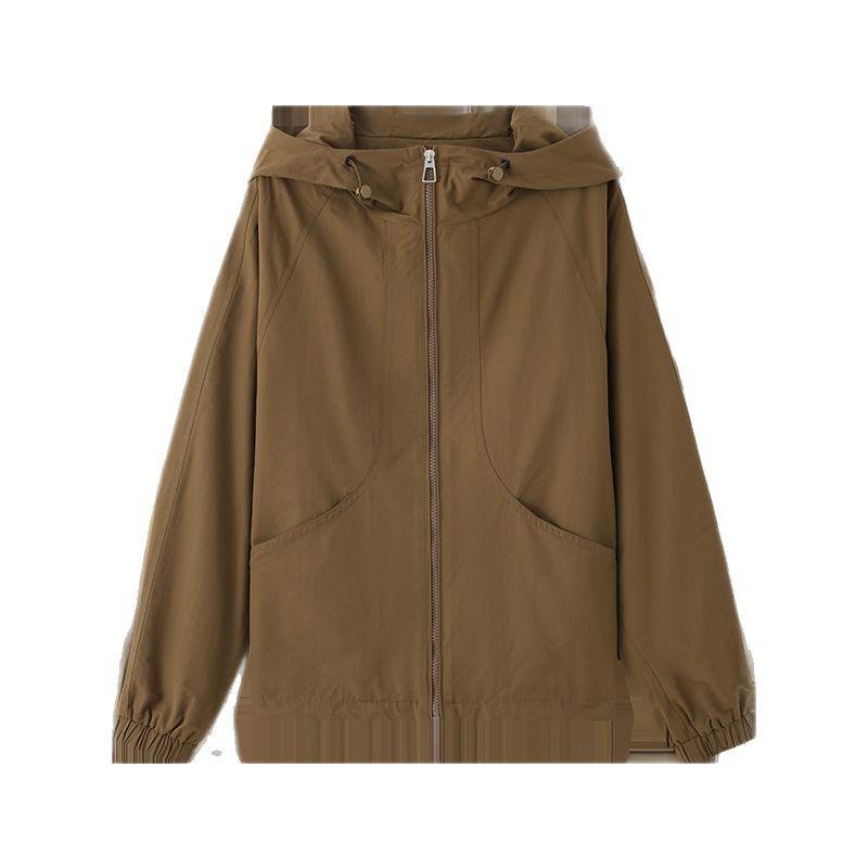 Damen Kurzer Trenchcoat mit Kapuze - 2025 Koreanischer Stil, Modisch & Vielseitig für Frühling/Herbst
