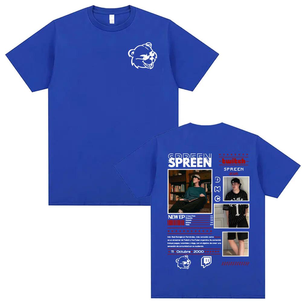 Rapper Spreen Estampado Para Remera 2025 Cover T Shirt Men Women Harajuku Hip Hop Fashion Style Tshirts Summer ONeck Shirt