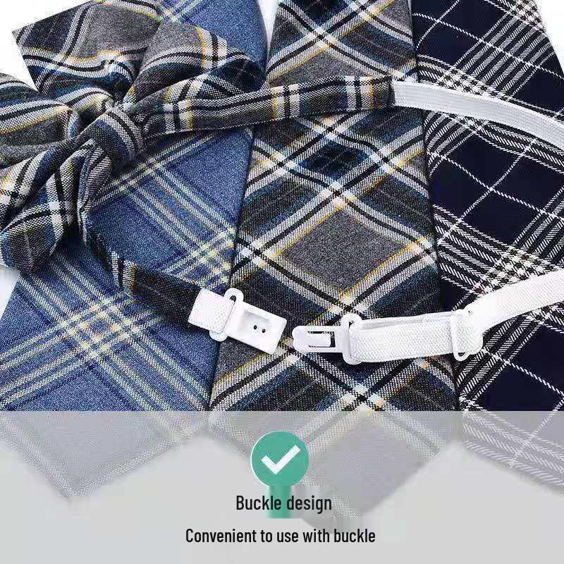 Japanese Academy Style Women's Uniform with Floral Bow Tie