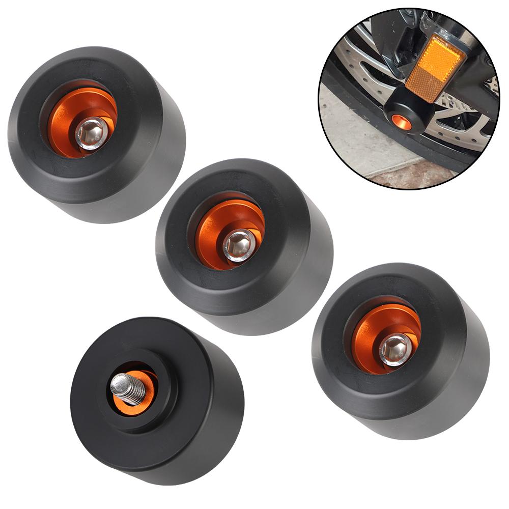 Motorcycle Front Rear Fork Wheel Frame Slider 4pcs DUKE 390 (13-15) DUKE 125/200 RC 390 2014-2015 RC 125/200 Crash Protector Pads