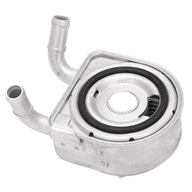 New!1 Piece 2.0L Hybrid Engine Oil Cooler 264102E010 26410-2E010 Silver Metal For Sonata 2016-2019 KIA Optima 2017-2020