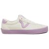 Vans Sports Low Top Skateboard Shoes Unisex White Purple Sneakers VN000CQRD45