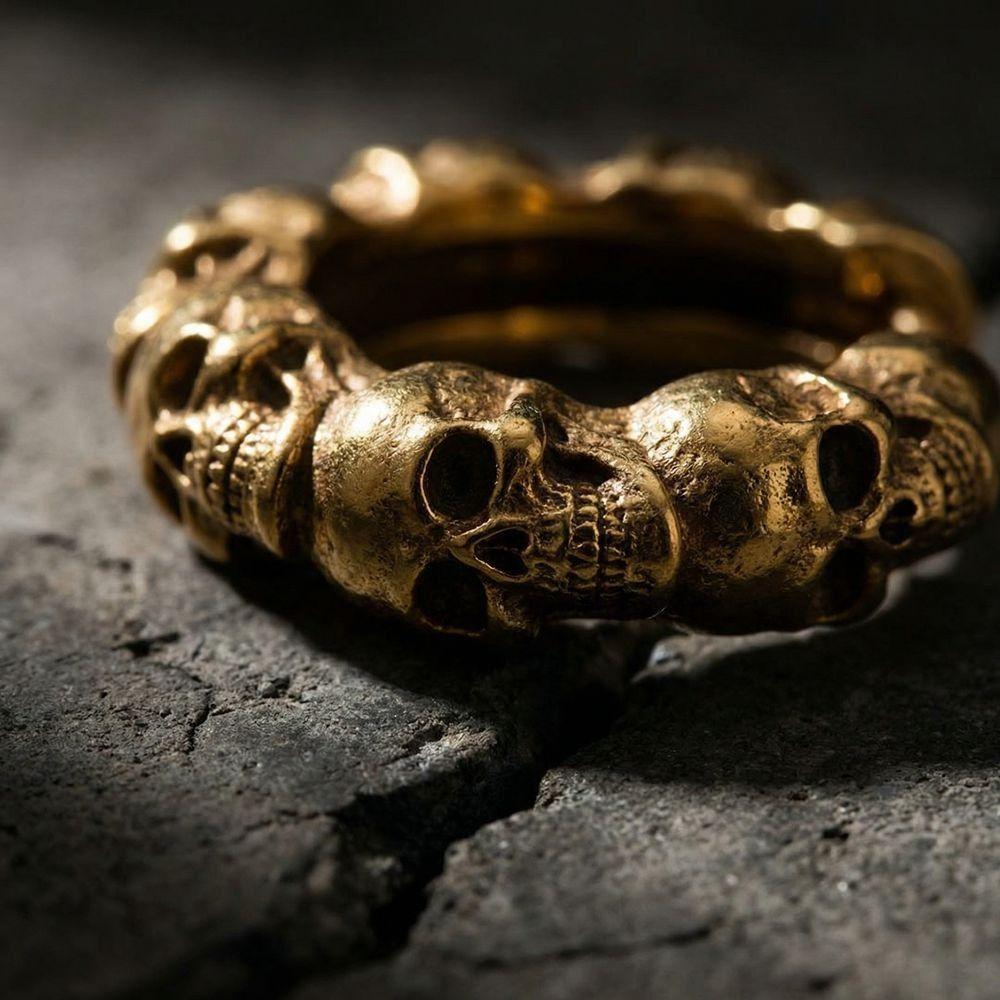 Creative Skull Hoop Earrings Silver Punk Earrings Jewelry Gothic Ear Buckles  Party