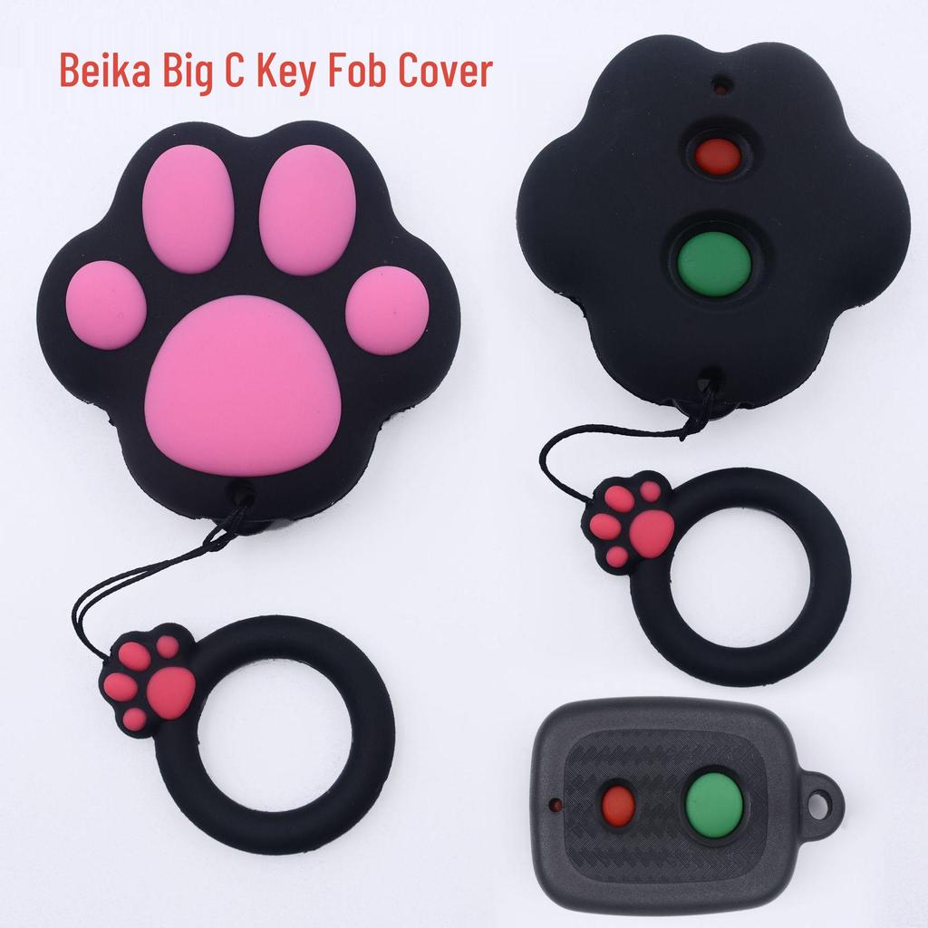 Cat Paw Cartoon Key Cover for Yamaha & Honda Motorcycles