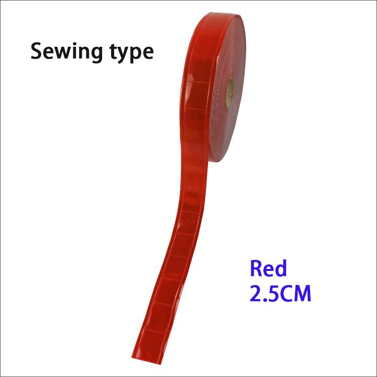 1-20 Meters 2.5CM High Brightness Reflective Strip PVC Night Light Sticker Vest Car Seam Reflective Safety Warning Tape Strip