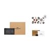 Coach PVC Cow Leather Coin Purse , Card Holder Unisex Charcoal Black Monogram (Unisex) Card Holders C4281 QBA45
