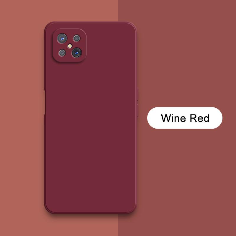 

Квадратный жидкий силиконовый чехол для OPPO A92s Reno4 Reno 4Z Z 5G Camera Protective 360 противоударный мягкий чехол для телефона Аксессуары Funda OPPO Reno4 Z 5G вино красного