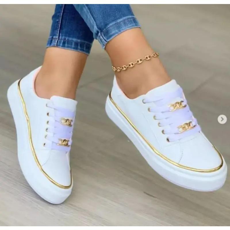

Board shoes women s large women s low-heeled lace-up small white shoes women s casual single shoes 43 білий