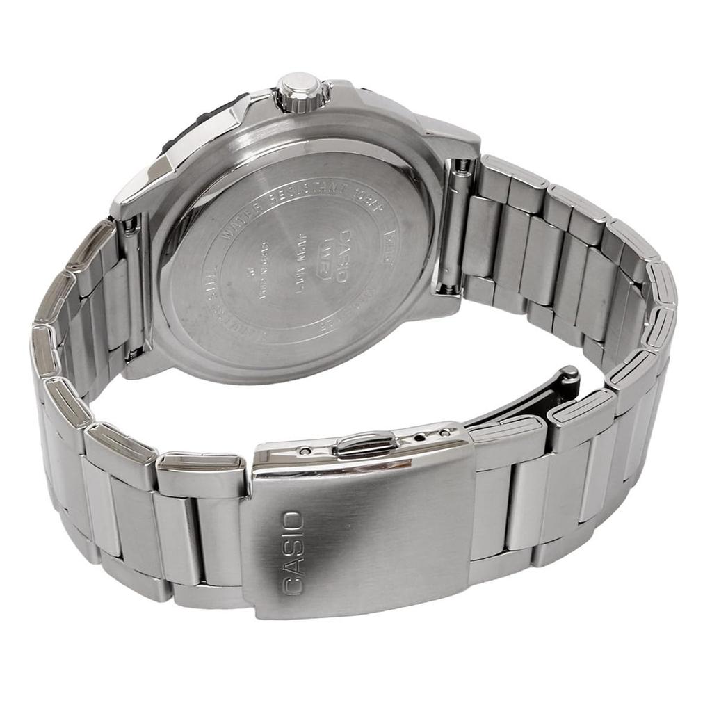 Casio Standard Quartz 10 ATM Water Overseas Model Men's Watch, Resistant, Blue, MTD-125D-2A1V, [Used]