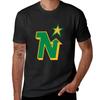 Minnesota North Stars Vintage Hockey Vintage Logo T-Shirt Summer Tops Tees Quick Drying Men's T-shirt
