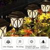 LED Solar Lawn Lights Outdoor Waterproof Garden Pathway Lamps Warm Light for Villa Courtyard Landscape Decoration  Garden Light