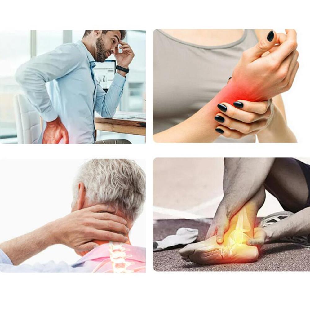 ZANG YAO Magnetisk Smertelindrende Plaster Selvvarmende For Nakkevirvler, Lendevirvler, Skuldre, Midje, Knær