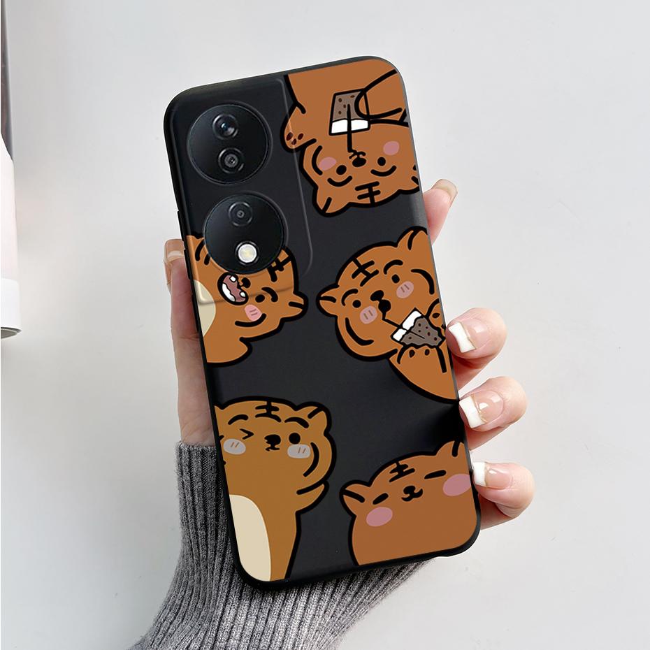 For Honor 90 Smart Case Cute Rabbit Panda Soft Silicone Back Cover For Honor 90 Smart 90Smart CLK-NX1 CLK-NX3 Phone Case Coque