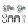 Car Ignition Lock with Keys Replacement Automotive Accessory Car Ignition Switch Door Lock Cylinder Set Replace 5070001