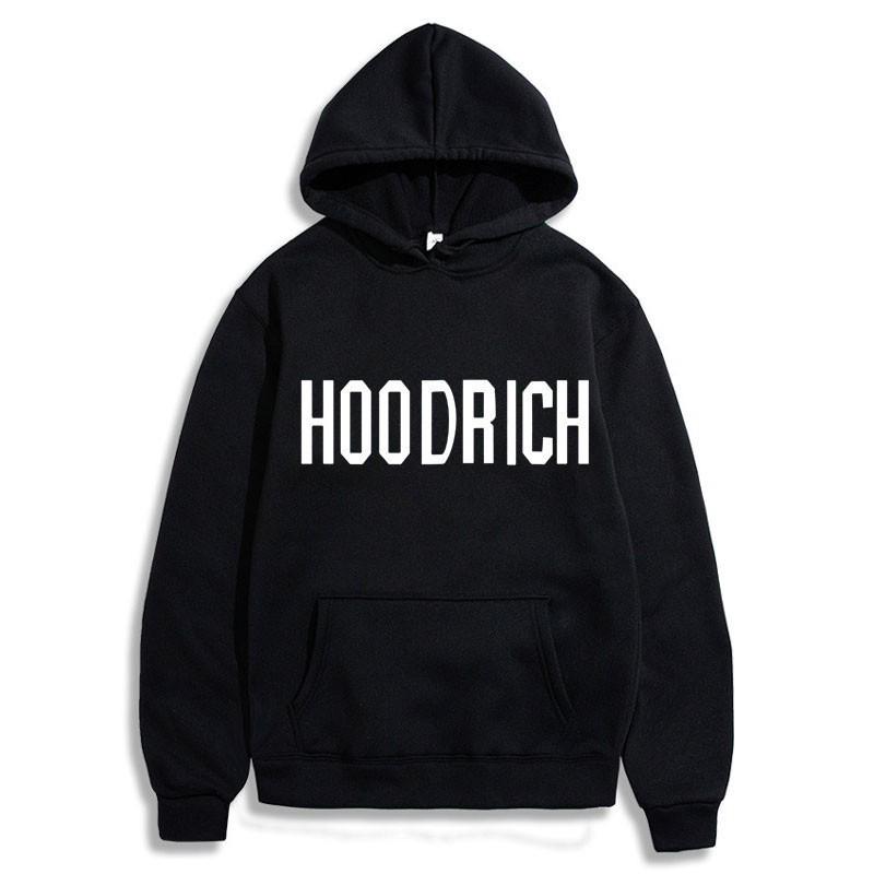 Hanorac Sport Casual Larg cu Imprimeu Litere Hoodrich