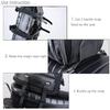 Motorcycle Tail Bag, Motorbike Saddlebags, Waterproof Rear Seat Bike Backpack, Multifunctional Luggage Suitcase, PU Leather Sport Bags, 15 L (Black)