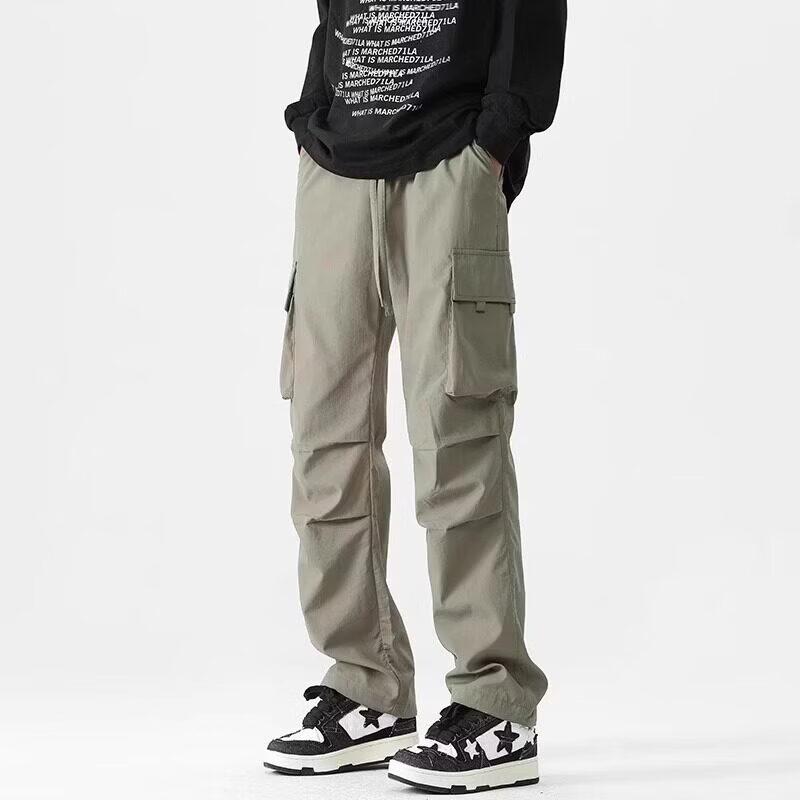 Wassup Sohot Men's Outdoor Straight-Leg Casual Pants