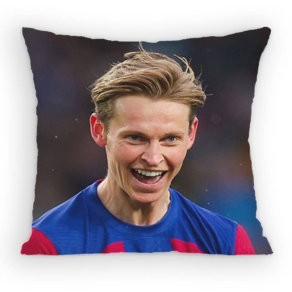 Dutch Frenkie De Jong MidCourt Pillow Case Sofa Living Room Bedroom Headboard Backrest Cushion Square Cushion Nap Time