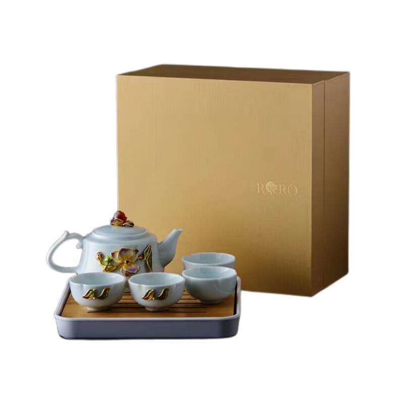 RRO Orchid Love Ceramic Tea Set