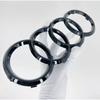 ABS 4 Pierścienie czarny/srebrny Emblemat na maskę samochodu Dla Audi A3 A4 B5 B6 B8 A3 8P 8V 8L A5 A6 C6 C5 A1 A8 Q3 Q5 Q7 RS3 RS4 RS5 RS6