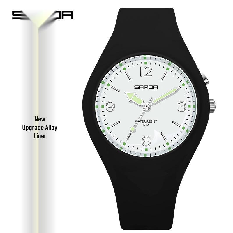 Multicolor Sanda 50M Waterproof Luminous Dial Sport Watch