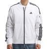 adidas Jacken Herren Weiß Baseballkragen Moderat Andere GH4803
