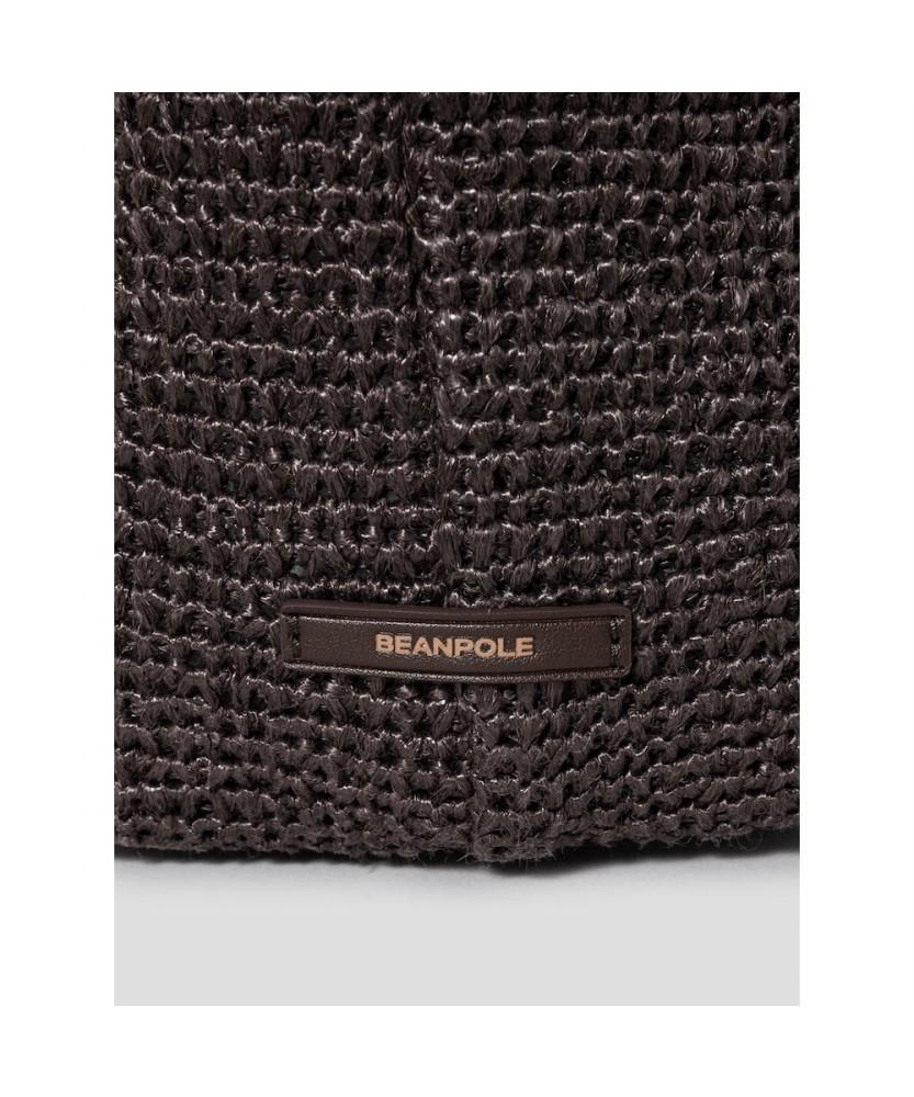 Beanpole Accessory Raffia Shoulder Bag Brown