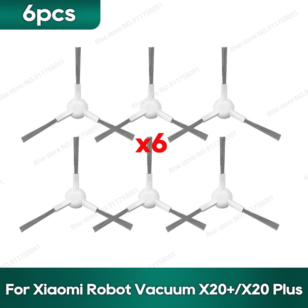 Compatible for Xiaomi X20 Plus / X20+, Xiaomi X10 Plus / X10+ Accessories Bags Hepa Filter Mop Cloth Main Side Brush Parts