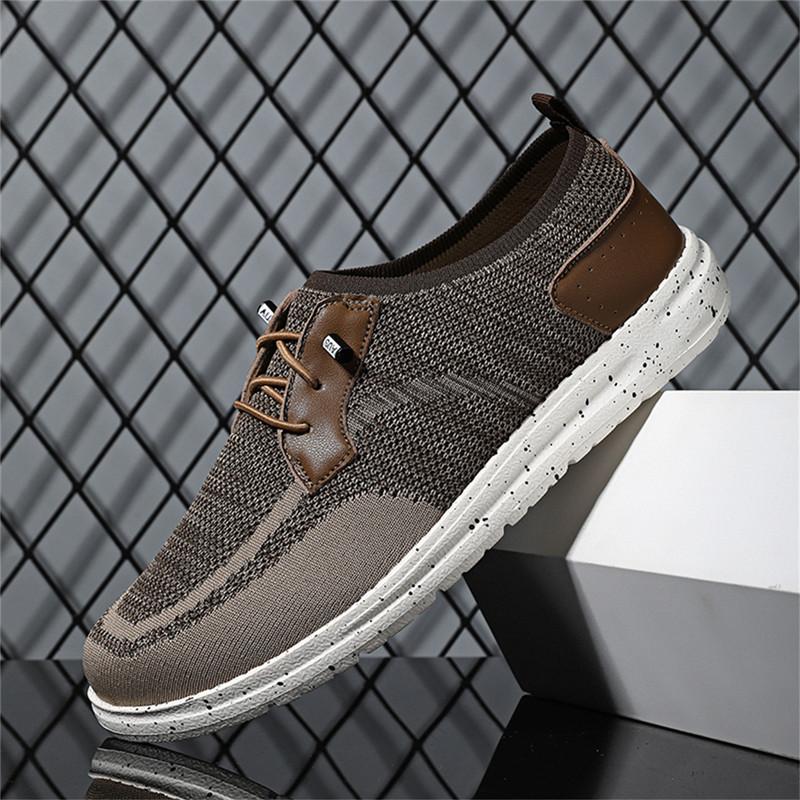 

New Spring Men Flat Moccasins Handmade Soft Loafers Comfortable Men s Driving Shoes Breathable Mesh Casual Shoes Men Sneakers 38