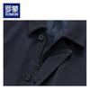ROMON Men's Mid-Length Business Casual Trench Coat