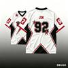 Family Matching JIMIN Football Jersey, Geometric 95 Number Print Short‑Sleeve Mesh Top For Adult Unisex Fans Streetwear