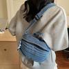 Handbag Retro Denim Bag Y2K Washed Jean Bag Portable Spicy Girl Shoulder Bag  Streetwear
