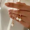 Women's Necklace Earrings Set Zircon Dangle Earrings Set Exquisite Wedding Party Jewelry Set for Anniversary Mother's Day Gift