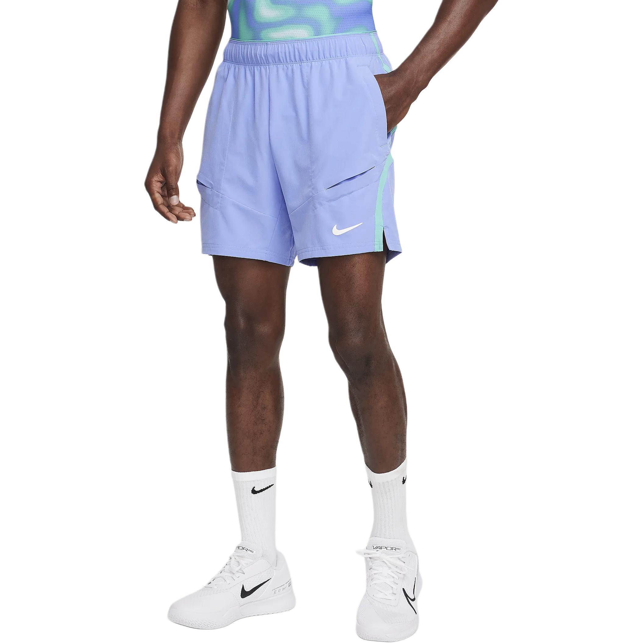 

New Nike Court Advantage Men s Dri-FIT 7 Tennis Shorts FD5336-494 M