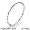 Women's Minimalist Bamboo Joint Titanium Steel Bracelet - Light Luxury, Exquisite High-End Design